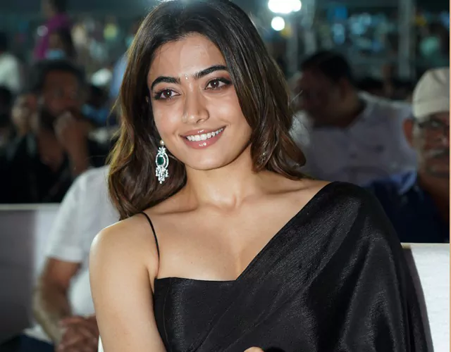 Rashmika Mandanna at Pushpa Pre Release